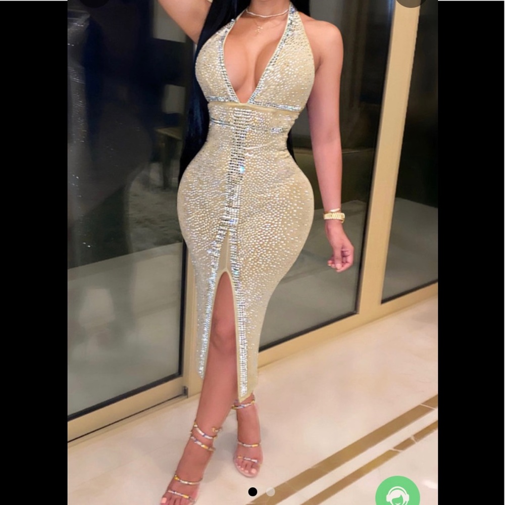 NWT Price Firm very sexy halter dress